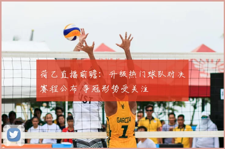 荷乙直播前瞻：升级热门球队对决赛程公布 争冠形势受关注